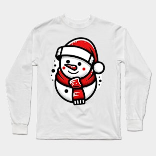 Snowy Smile Long Sleeve T-Shirt